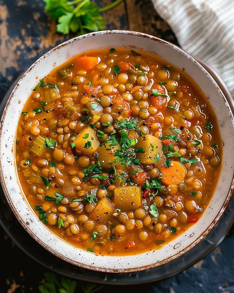 Receta de Lentejas con cúrcuma y zanahorias: Un antiinflamatorio natural